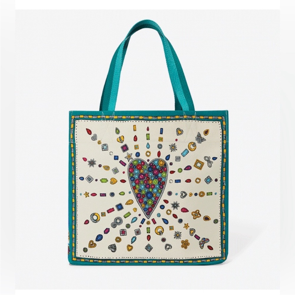 Brighton Multicolor Love Design Tote - Picture 3 of 6